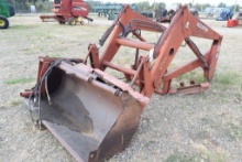 HESSTON LOADER W/BRACKETS