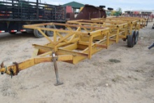 HAY KING 5 BALE BUMPER PULL TRAILER NO TITLE