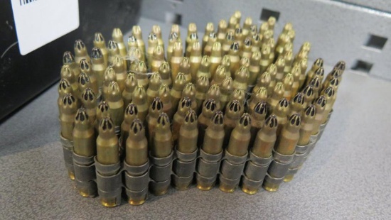 Approx. 100rds Blank 5.56mm cartridges for MG M249