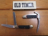 2 - Schrade Old Timer knives