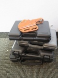 (4) Pistol cases & (1) holster