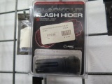 (2) Blackout flash hiders 1/2x28 & 9/16 x24 & .5x28 compensator