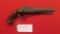 Antique black powder military pistol. Approximately 58 caliber. Date on tan