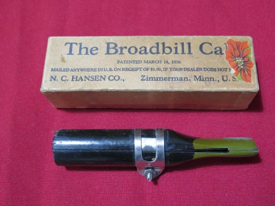 Hansen Co The Broadbill Call in box, tag#5657