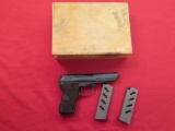 Tokarev X54 7.62 tok czech semi auto pistol w/wooden case , tag#5551