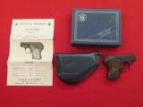 Smith & Wesson mod 61-2 .22LR escort semi auto pistol, case & box , tag#555