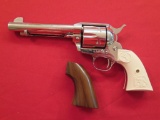 Jager Italy SAA 1875 Dakota .45colt 6shot revolver, nickel, extra wood grip