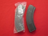 (2) Ruger Mini Thirty 30rd magazines, tag#5750