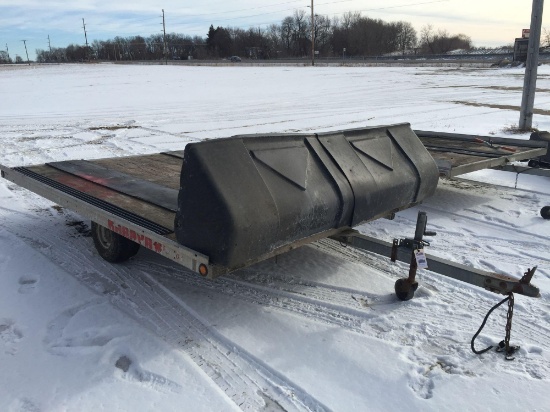 1994 Karavan 2 place snowmobile trailer w/tilt & salt shield (Transfer & Li