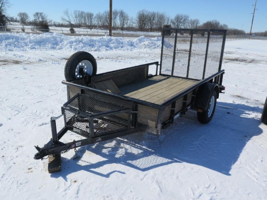 2015 Carr 5.5'x10' utility trailer w/rear ramp (Transfer & License Fees wil