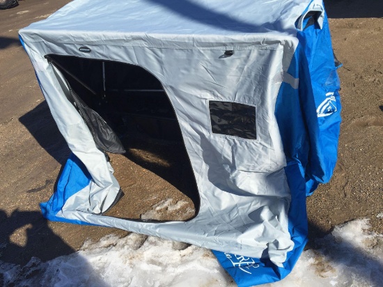 Denali 2 man portable fish house, used very little, maybe 5 times