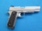 Sig Sauer 1911 .45 semi auto pistol, stainless, tag#7046