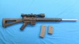 DPMS A-15 .223/5.56mm semi auto, Leupold 6-19 Varix II scope w/2 mags, tag#