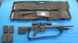 DPMS LR-308 .308 semi auto, bipod, 4 mags, Centerpoint 4-16x40 scope & case