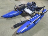 Dave Scadden 8 foot premium inflatable pontoon/fishing boat. The pontoons a