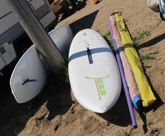 (2)Paddle boards & Sails, tag#8163