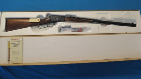 Winchester Model 1892 125 Anniversary Edition 44-40 Win lever, 24" barrel b