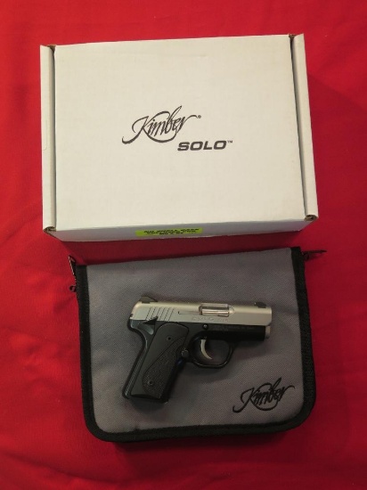 Kimber Solo Carry 9mm semi auto pistol, 6+1, black stainless, 2.75" barrel,