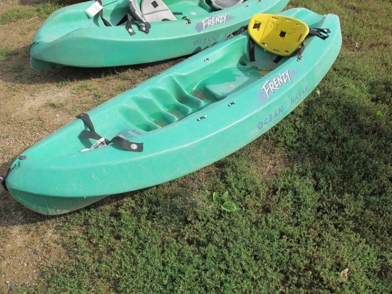 Frenzy Ocean 8 1/2' Kayak-Green, tag#2484