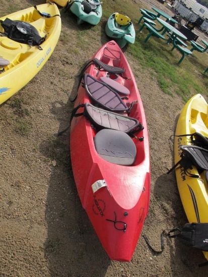 Aquaty Cobra Tandom 12' Kayak-Red, tag#2486