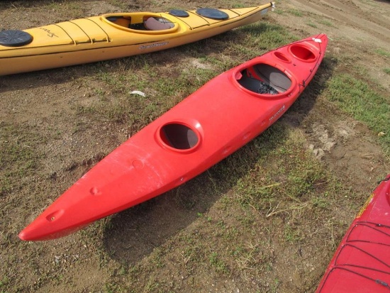 Wilderness 15' Kayak-Some parts missing, Still Floats, tag#2547