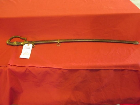 Possible German - Dress Sword + Scabbard - No Markings, tag#3594