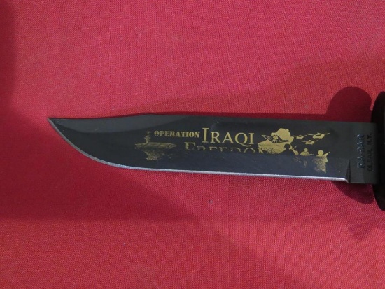 Karbar US Army operation Iraqi Freedom w/sheath, tag#3863