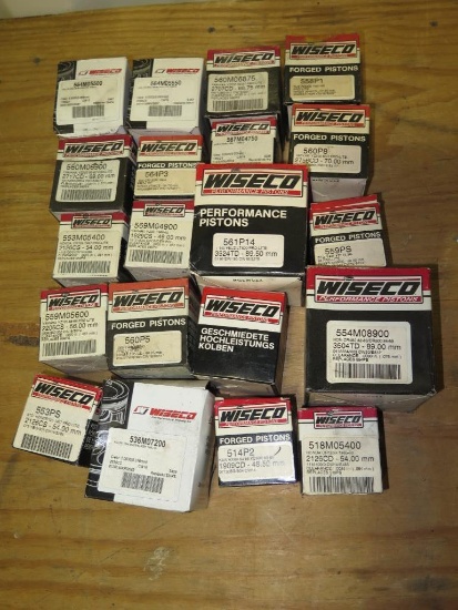 (20) Wiseco performance pistons (please view all pictures for various model