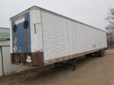 8 1/2' x 53' semi trailer with Thermo King refrigeration unit, used for sto