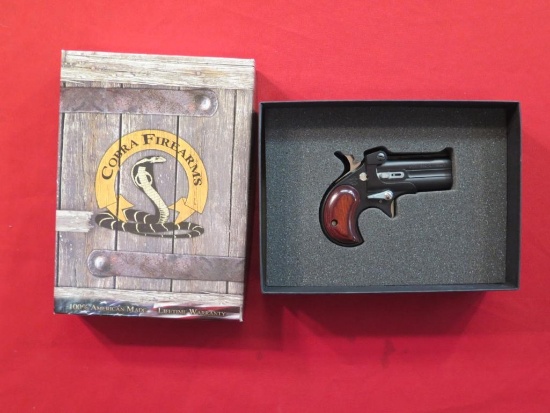 Cobra Derringer C22M .22mag pistol, original box, holster, tag#1024