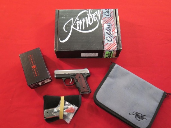 Kimber Solo Carry 9mm semi auto pistol, 2 magazines, Crimson Trace laser, h