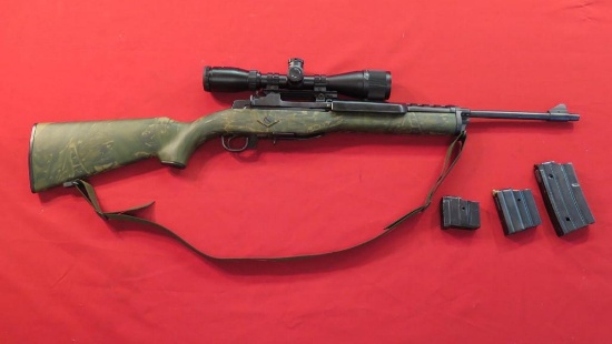 Ruger Ranch Rifle .223 semi auto with 3x12 BSA scope, plus 5, 10, & 20rd ma