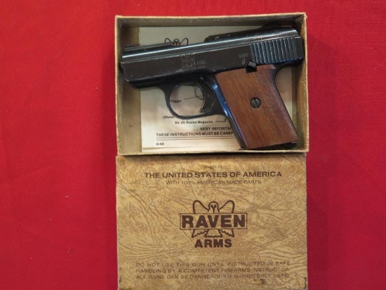 Raven Arms MP-25 .25 semi auto pistol, tag#1215