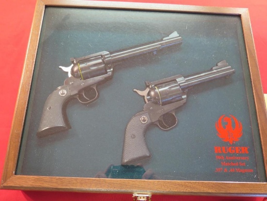 Ruger New Model Blackhawk .357 single shot revolver, 50th Anniversary Match
