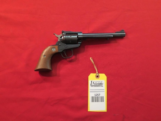 Ruger 22 New Model Single Six .22mag revolver, tag#1257