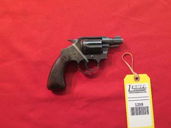 Colt Detective Special .32NP revolver, new police, tag#1259