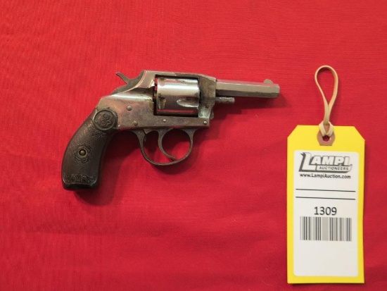 Iver Johnson mod 1900 .38s&w double action revolver, tag#1309