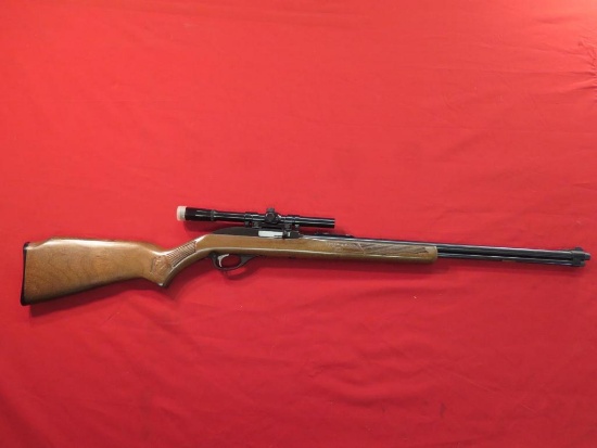 Glenfield 60 .22LR, scope, great condition, tag#1363