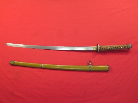 Japanese officers sword from WWII, tag#1540