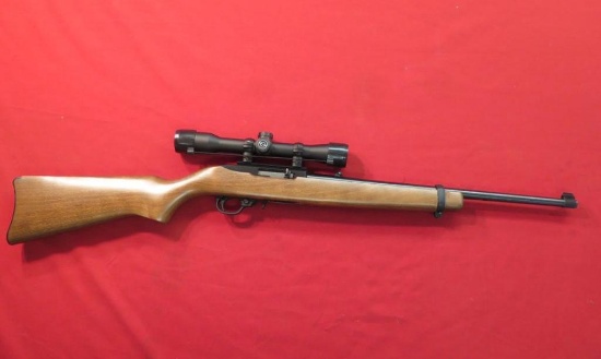 Ruger 10/22 .22LR semi auto, Simmons 4x32 scope, tag#1643
