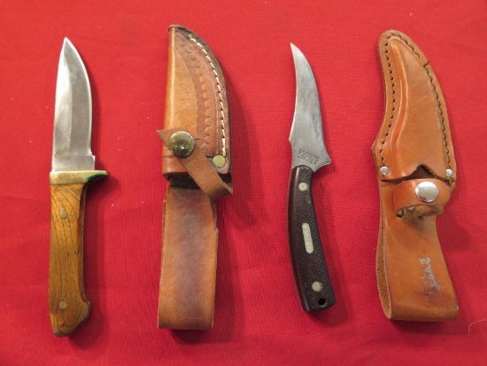 Schrade Old Timer 3.25" blade & Jacobs Custom 3.5" blade knives, tag#1650