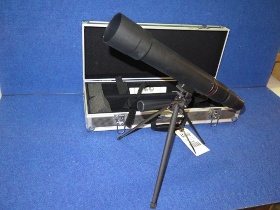 Winchester WLK-532 spotting scope with tripod & hard case, tag#4040