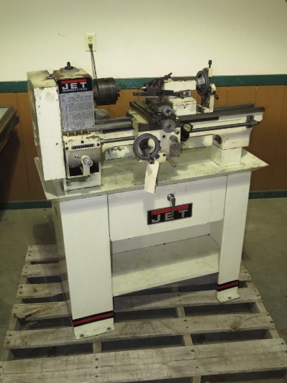 Jet Lathe model 920W with 9x20" bed belt drive - works great, attachments i