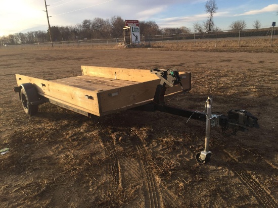 Heavy Duty Boat Trailer converted to 6x14' utility trailer (Transfer & Lic