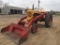 Minneapolis Moline UB gas wide front tractor with loader, fenders, very goo