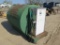 1000 gallon diesel barrel & pump, tag#3548