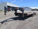 1992 Felling FT16 8 1/2' x 19' Plus 5' beavertail tandem axel gooseneck imp