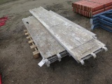 6 - 6' alum planks and 1 - 10' aluminum plank, tag#3138