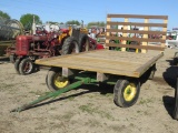 New 16' Hay Rack on John Deere 1064, tag#3457