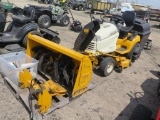 Cub Cadet 3000 tractor with mower and blower runs great. 574 hours, tag#367